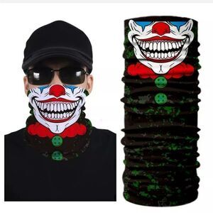 Bandana Neck Gaiter Skull Face Mask Bandanas Tube Breathable Rave Face Scarf US